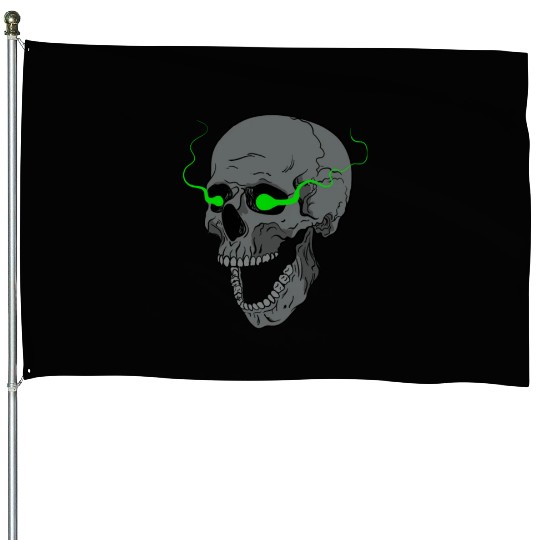 Skeleton House Flags