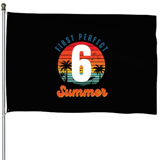 First perfect number summer light version House Flags