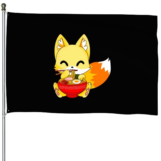 Fox House Flags Fox Ra Fox Japanese Anime