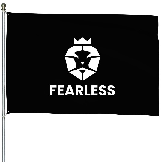 FEARLESS Lion House Flags