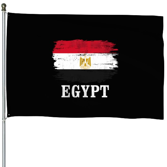 Vintage Egypt Flag For House Flags