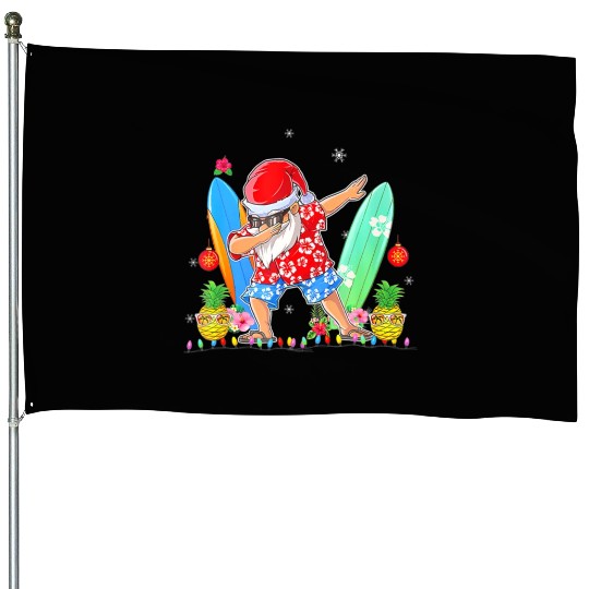 CHRISTMAS IN JULY Summer Xmas Decoration House Flags
