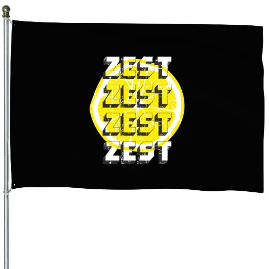 Lemon Zest House Flags