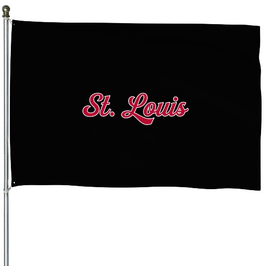 St Louis 1970S Wordmark Script House Flags