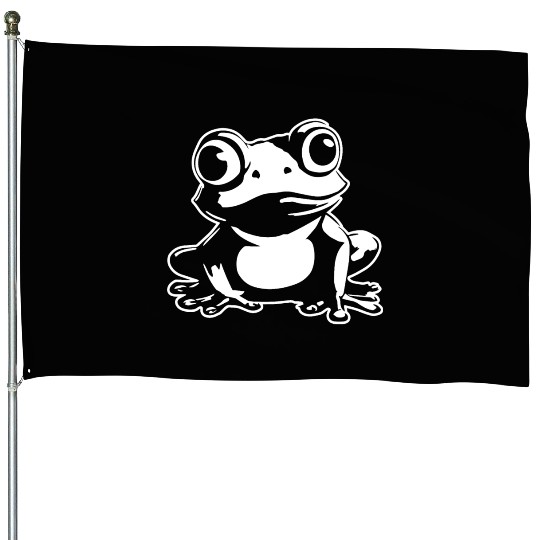 Frog Amphibian Toad House Flags