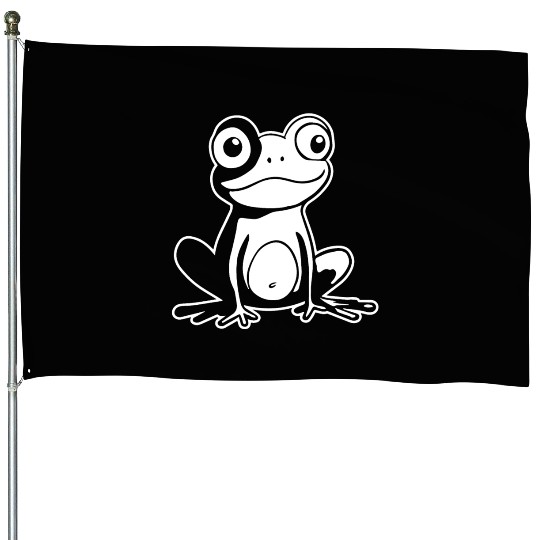 Frog Amphibian Toad House Flags