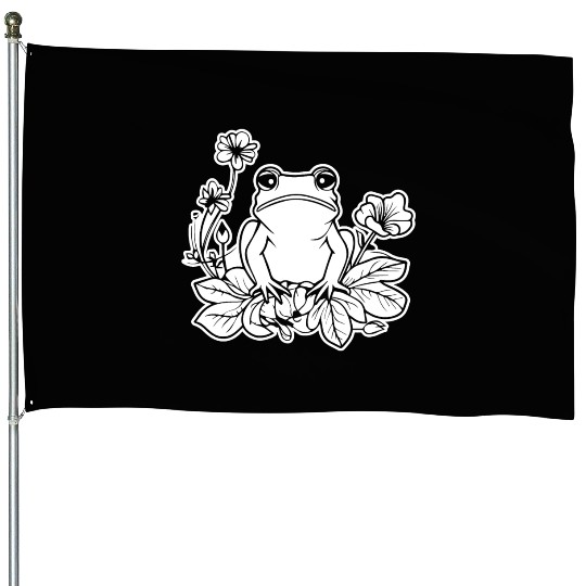 Frog Amphibian Toad House Flags