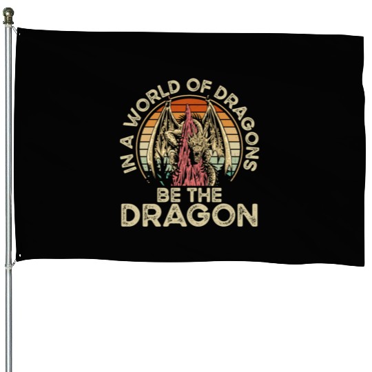 World of dragons be the dragon House Flags