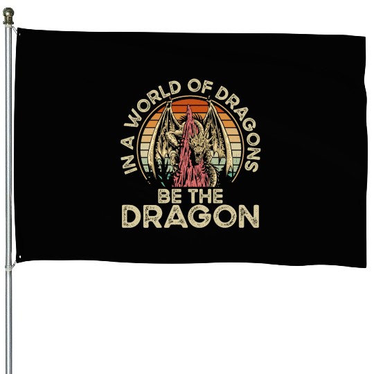 World of dragons be the dragon House Flags
