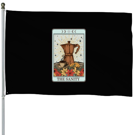Coffee Tarot Card The Sanity House Flags