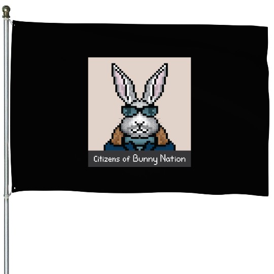 Citizens of Bunny Nation NFT #74 Artwork House Flags