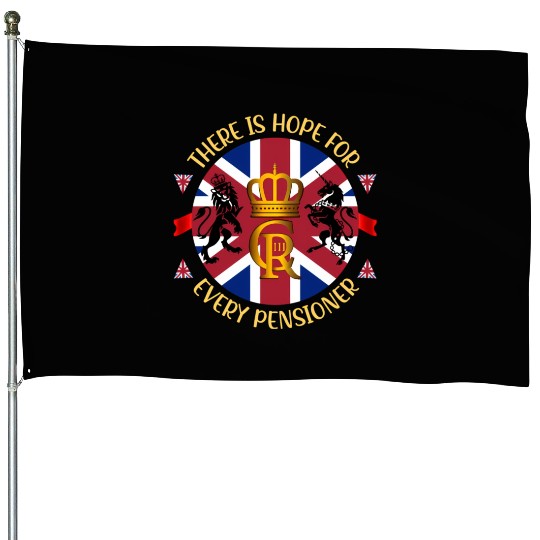 King Charles Iii British Monarch Royal Coronation House Flags