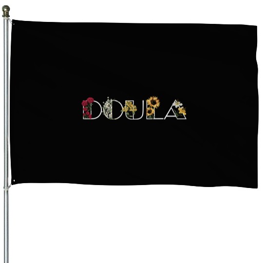 Doula Midwife Nurse House Flags