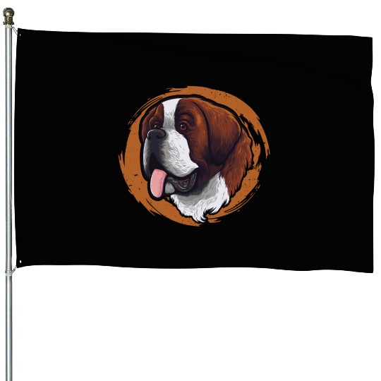Dog Mom Dogfather Dog Daddy Dog Lover Saint House Flags