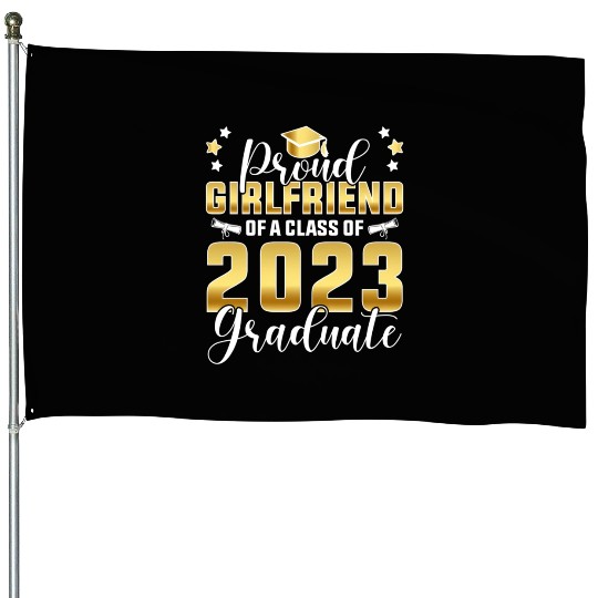Proud Friend Of A Class Of 2023 Graduate Senior House Flags