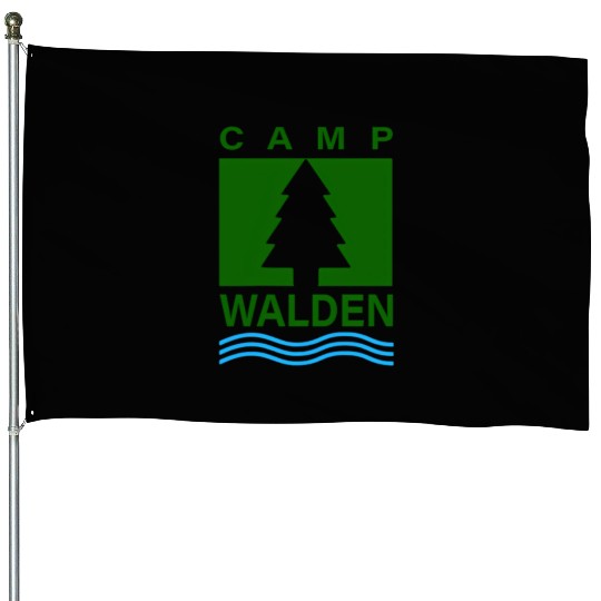 Camp Walden Pocket Summer Camp House Flags