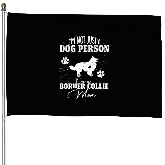 Border Collie Dog Mom For Wo Dog Mothers Day House Flags