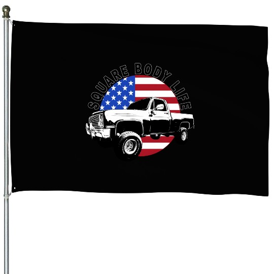 Squarebody Truck 4X4 Square Body House Flags