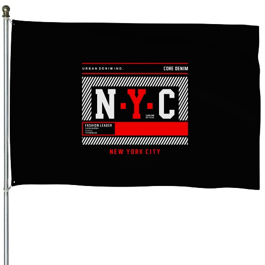 Nyc New York City House Flags