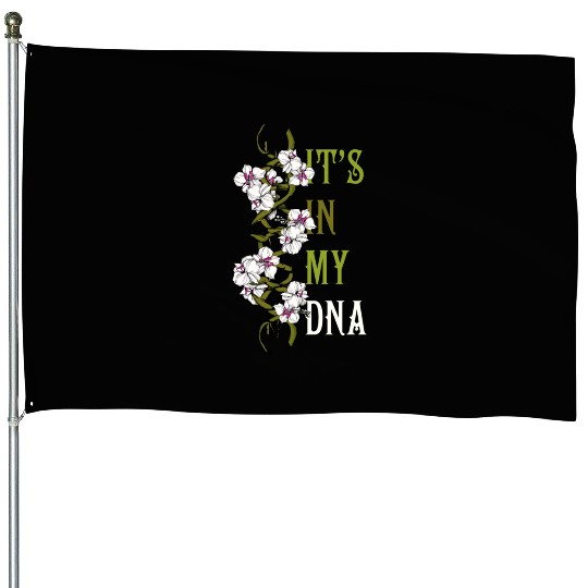 Orchid Flower Plant Lover Women Florist Orchid House Flags