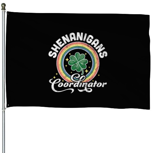 Shenanigans Coordinator Teacher St Patrick'S Day House Flags