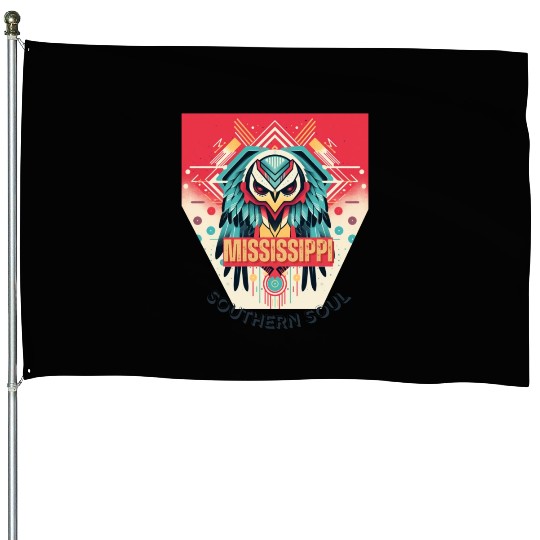 Mississippi vibes House Flags
