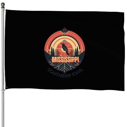 Mississippi vibes House Flags