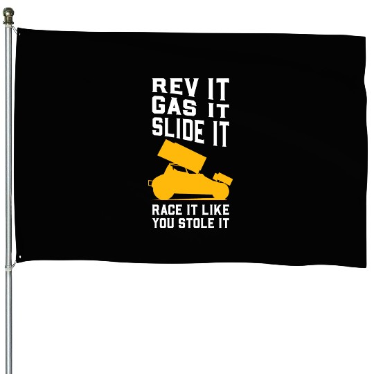 Sprint Car Racing House Flags