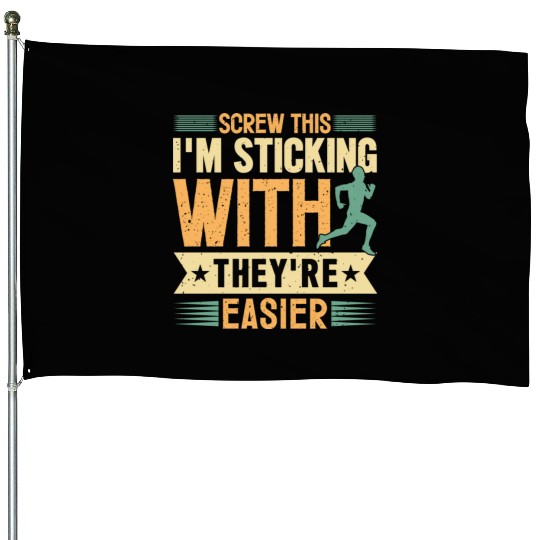 Triathlon Swimming Cycling Running House Flags