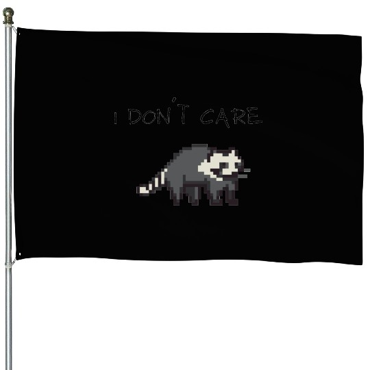 raccoon, i don´t care House Flags