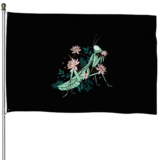 Entomology Entomologists Insect Lover Floral House Flags