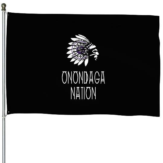Onondaga Nation Indigenous Native American Headdre House Flags