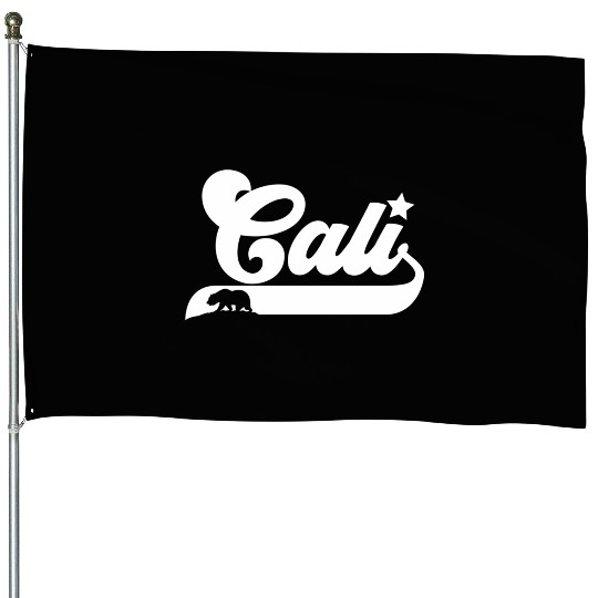 Cali California Bear Usa State Beauty House Flags