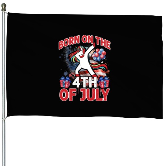 Born on the 4th of July House Flags
