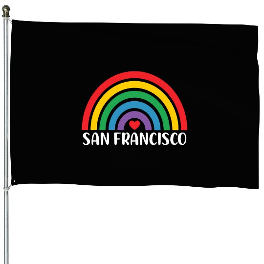 San Fraco California For Wo Travel I Love San Fran House Flags