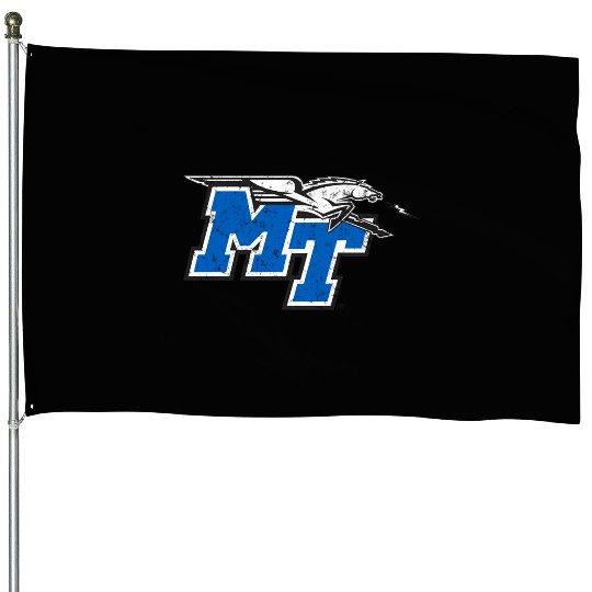 Middle Tennessee State e Raiders Distressed House Flags