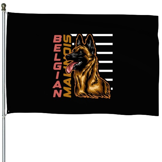 Belgian Malinois House Flags