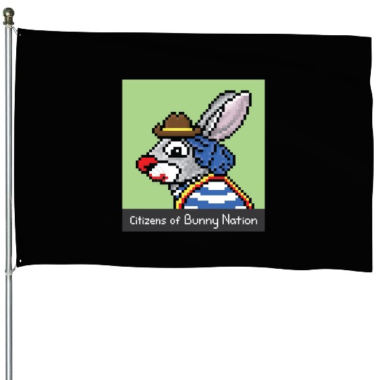 Citizens of Bunny Nation NFT #16 Artwork House Flags