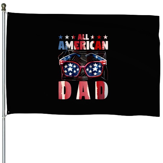 All American Dad House Flags