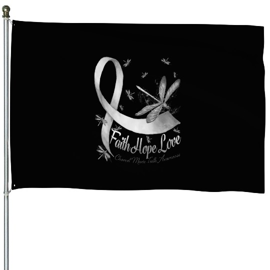 Faith Hope Love Charcot Marie Tooth Awareness House Flags