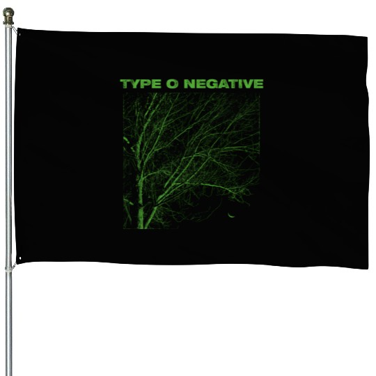 Type O Negative Tree Black House Flags
