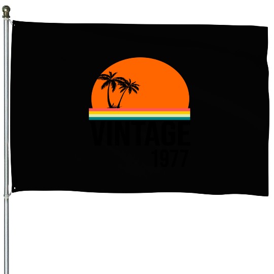 Vintage 1977 House Flags