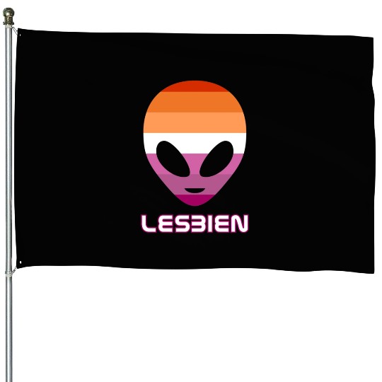 Lesbien aka lesbian alien House Flags