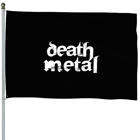 death metal logo design House Flags
