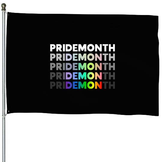 Pride Month Demon LGBT Gay Pride Month Transgender House Flags