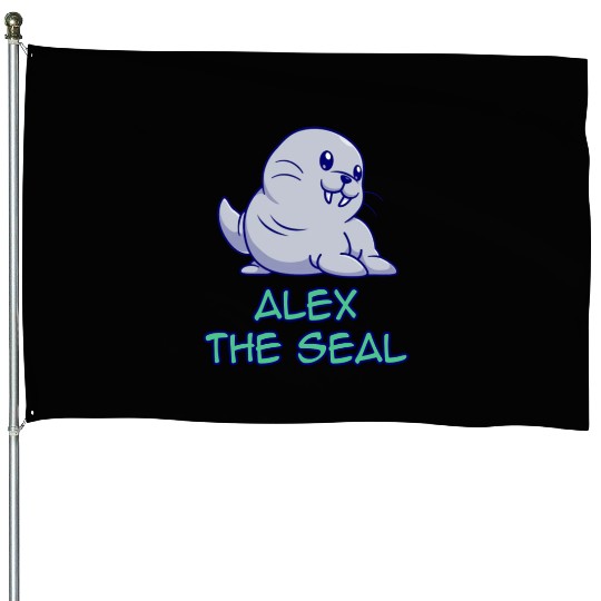 Alex The Seal House Flags