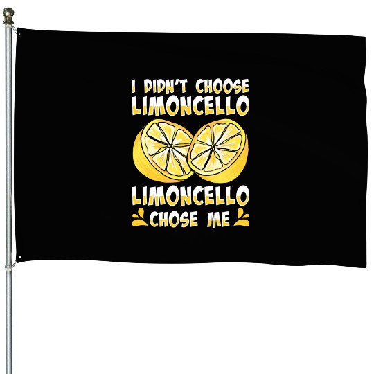 Italian Limoncello Lover Lemon Liquor Drinker House Flags