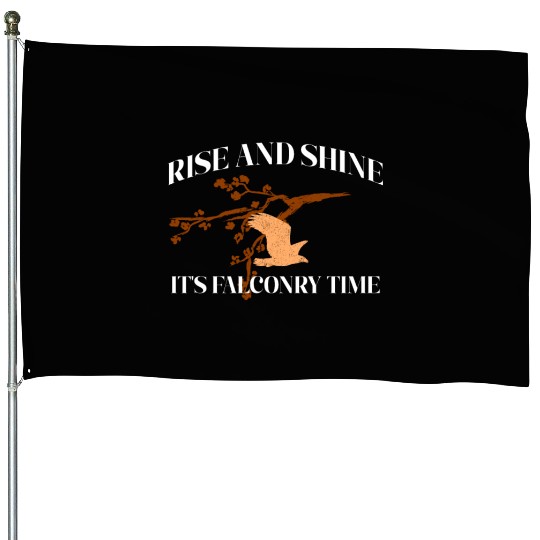 Falconry Bird Falcon Hunting Falconer House Flags