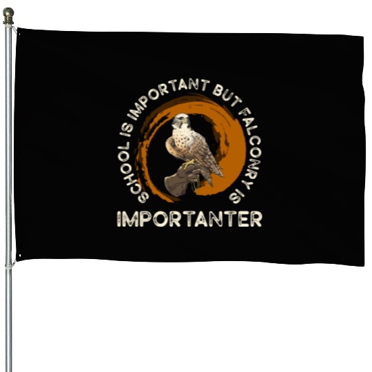 Falconry Bird Falcon Hunting Falconer House Flags