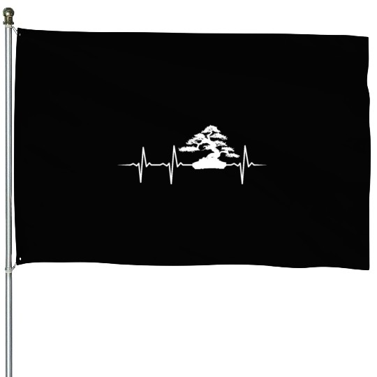 bonsai Japanese Art House Flags